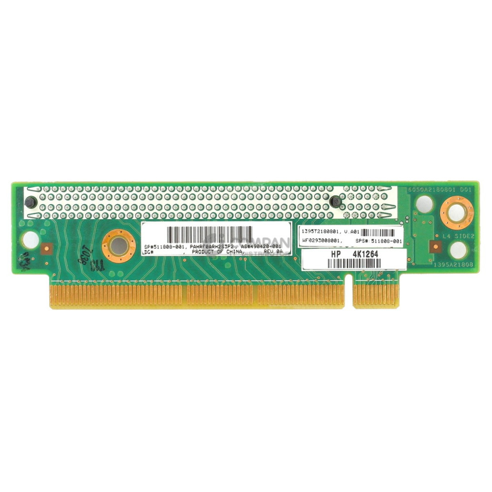 511808-001 HP RISER BOARD 1U PCIE 2.0 X16 FOR DL160 G6 DL320 G6 490420-001